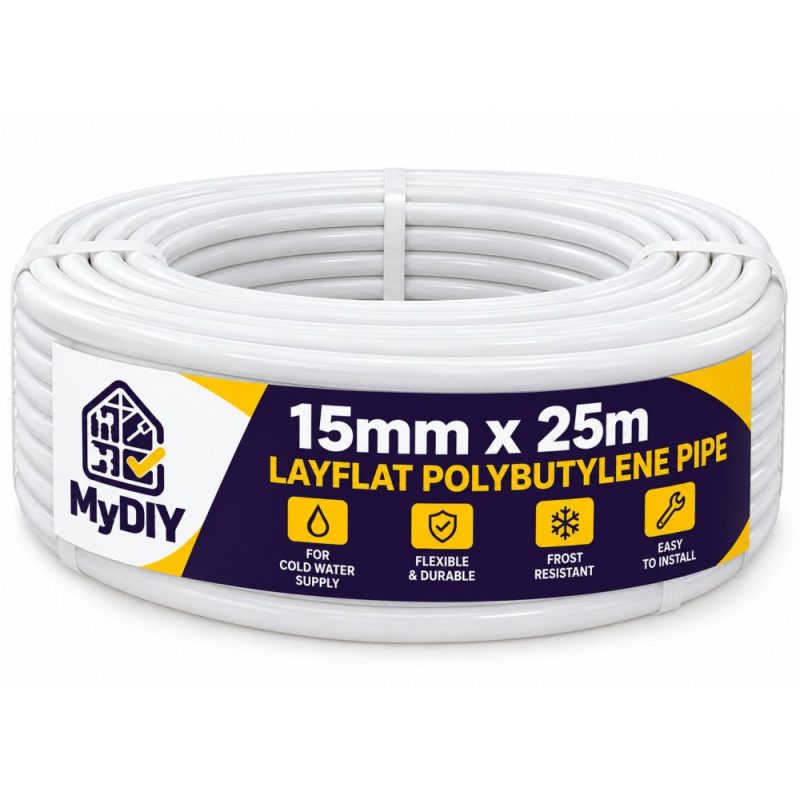 White Water Pipe 15mm x 25m