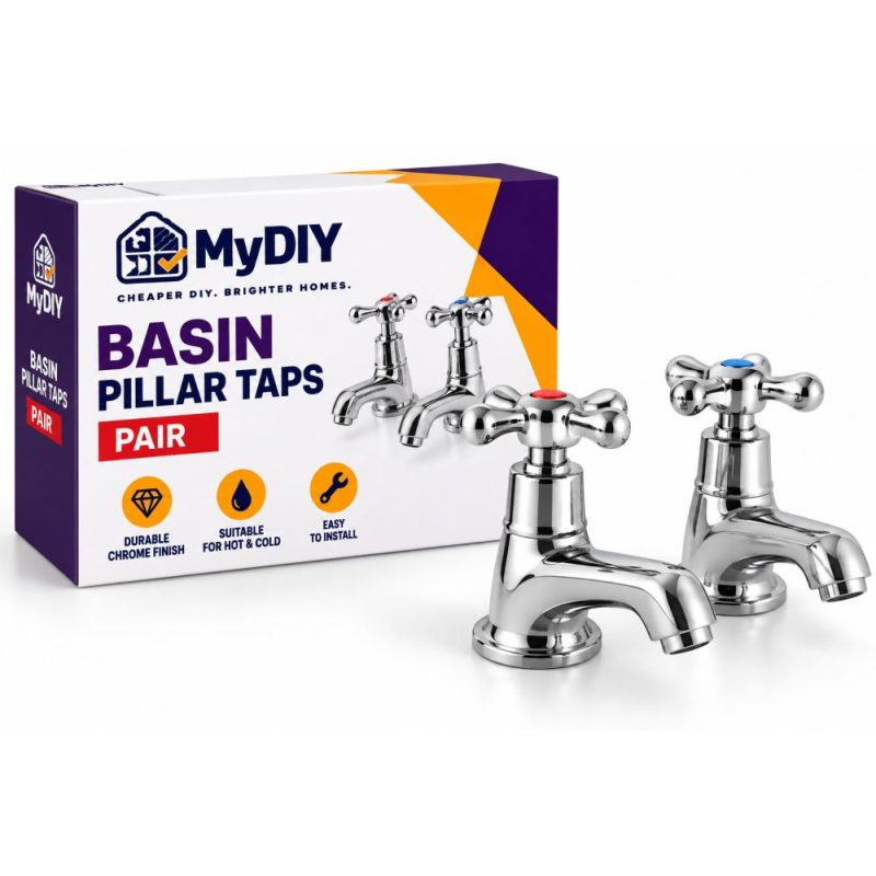 Basin Pillar Taps Pair